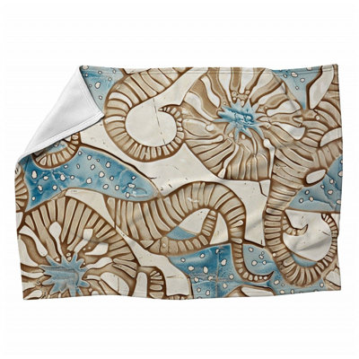 Machine Printed Throw Blanket