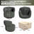Carnley Fully Assembled Upholstered 360° Swivel Barrel Chair-645237507