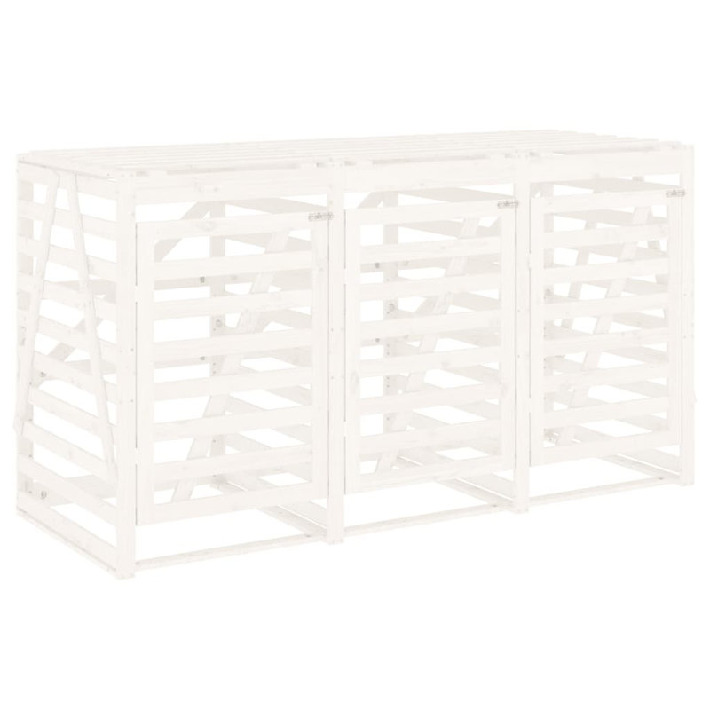 Nedyo Triple Bin Store, White