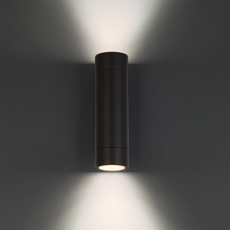 Estrella LED Outdoor Armed Sconce, Black