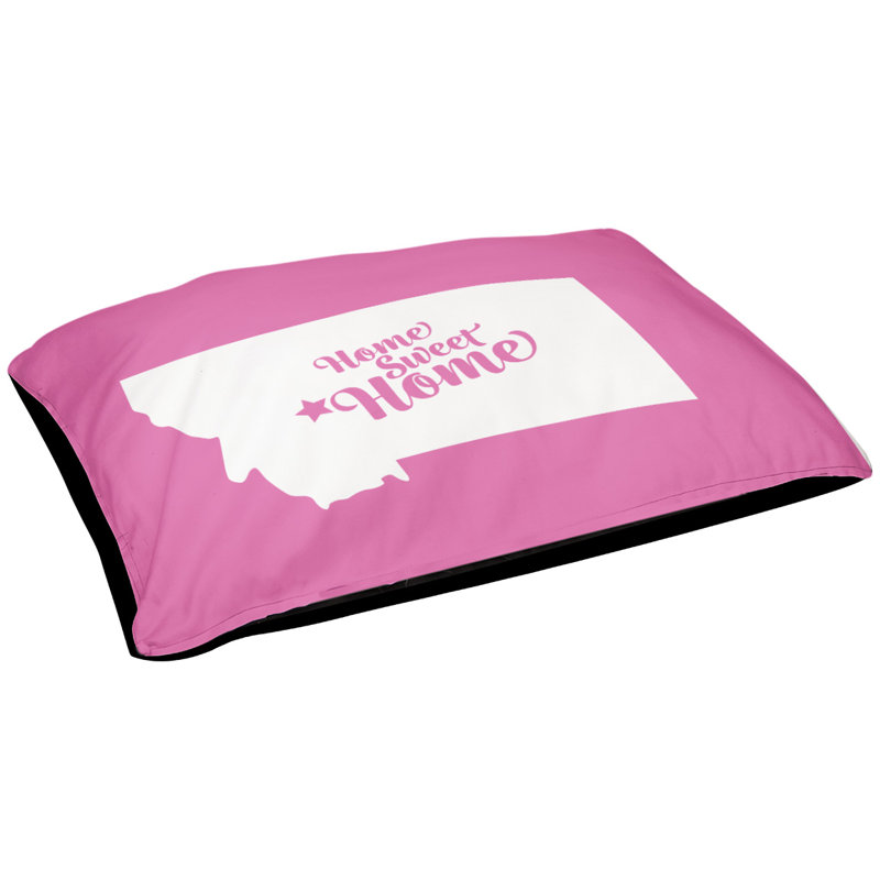 Polyester Pet Bed, Small (28" W x 18" D x 6" H), Pink