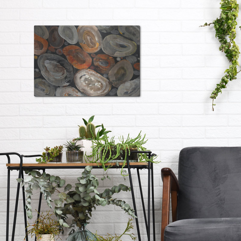 Art mural en métal «Autumn Rocks» par Albena Hristova, H 12 po x l 16 po