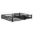 Twin XL Over Queen Floor Bunk Bed With Ladder & Guardrails-2045951131-2045951127