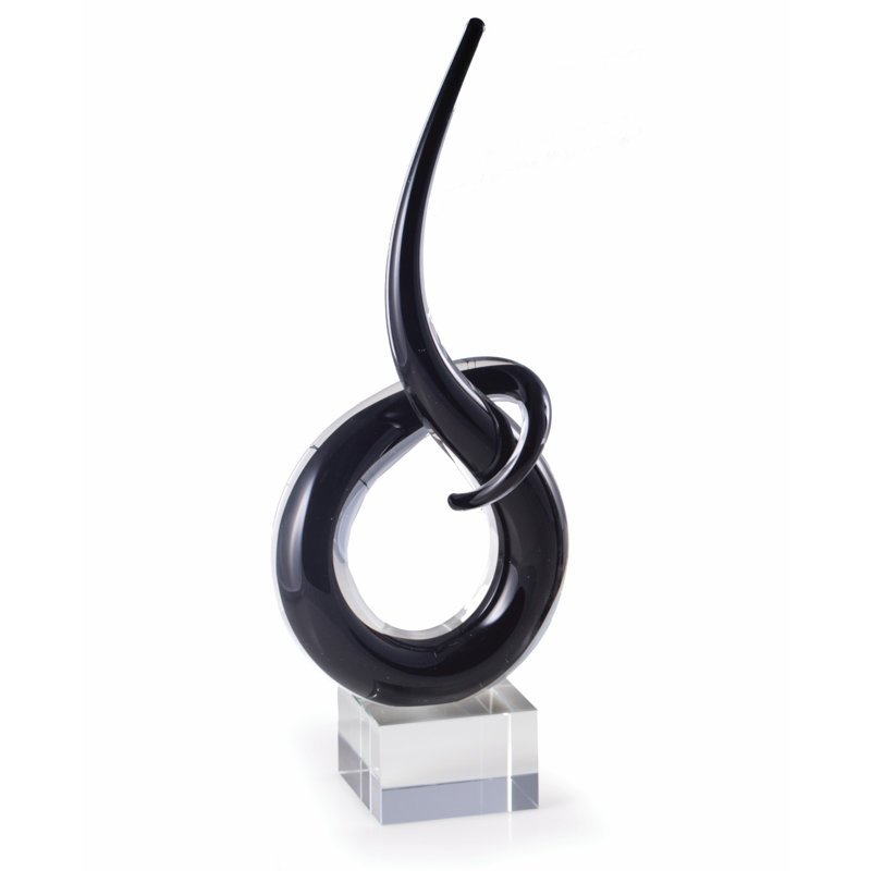 Schlosser Handmade Glass Abstract Figurine / Sculpture Decorative Object