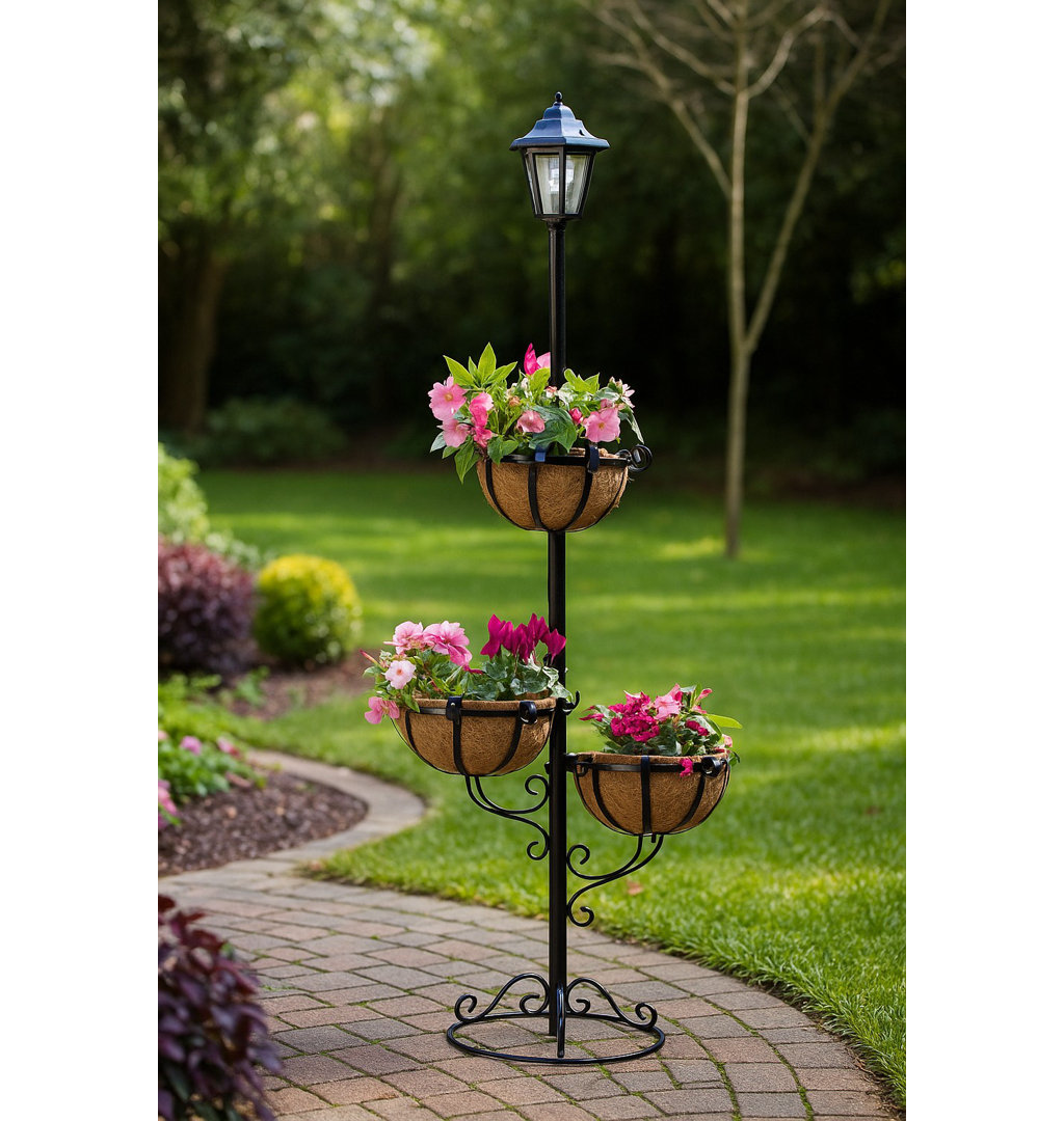 Brenden Chrome Low Voltage Solar Powered Integrated LED Metal Pathway Light