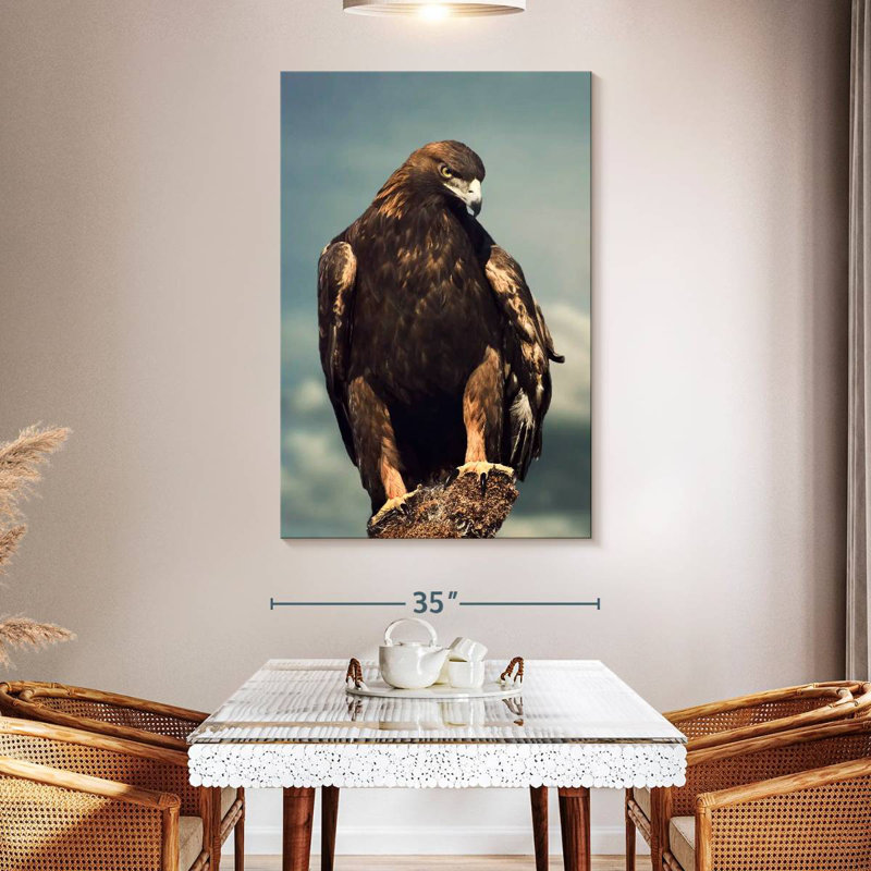 Brampt Regal Golden Eagle, 51" H x 34" W