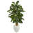 53'' Faux Foliage Tree in Earthenware Pot-198293411