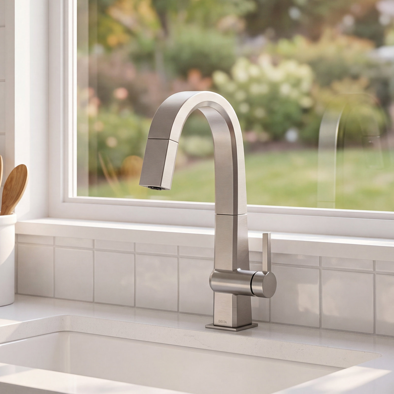 Pivotal Pull-Down Bar Faucet, Arctic Stainless