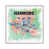 White Floater Framed