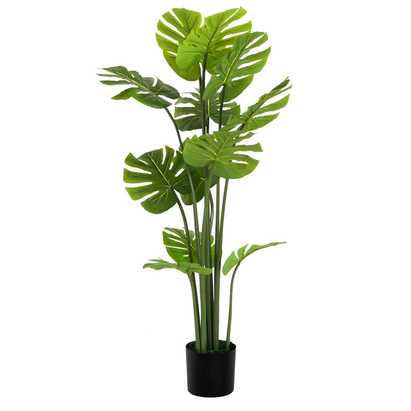 Ajout de verdure artificielle pré-en pot 57 po, peu d'effort, décoration intérieure personnalisable en pot artificiel, sans assemblage, améliore l'atmosphère