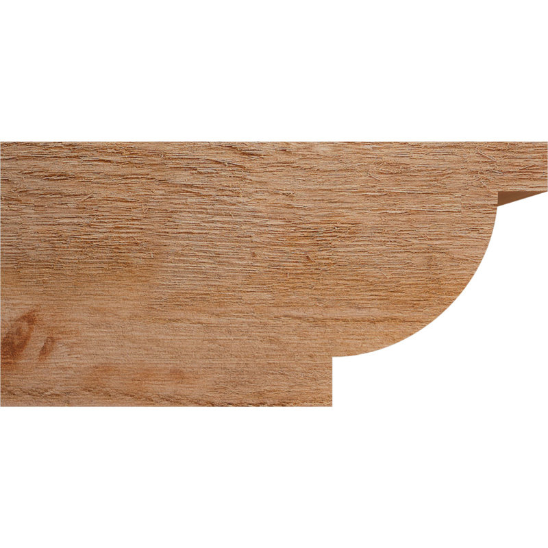 Alpine Rough Sawn, Cèdre rouge, H 8 po x l 16 po x P 6 po