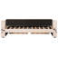 Lit de jour simple rembourré beige avec rangement pour accoudoirs et douille de ton-1738536069