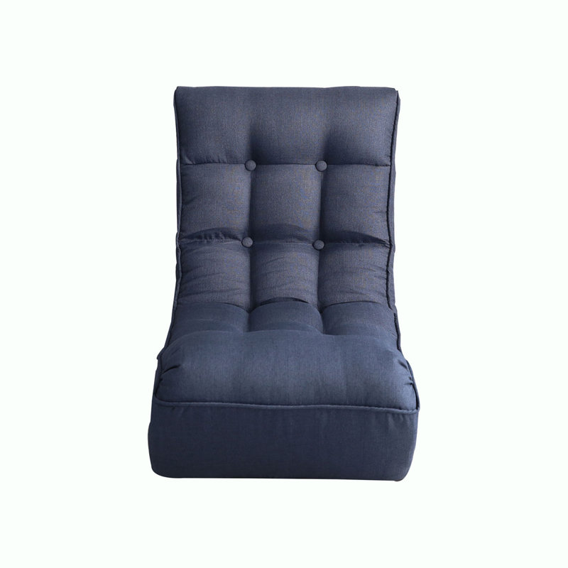 Fauteuil réglable sans accoudoirs, Lin marine