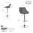 Abubokar Swivel Adjustable Height Bar Stool-1282905902