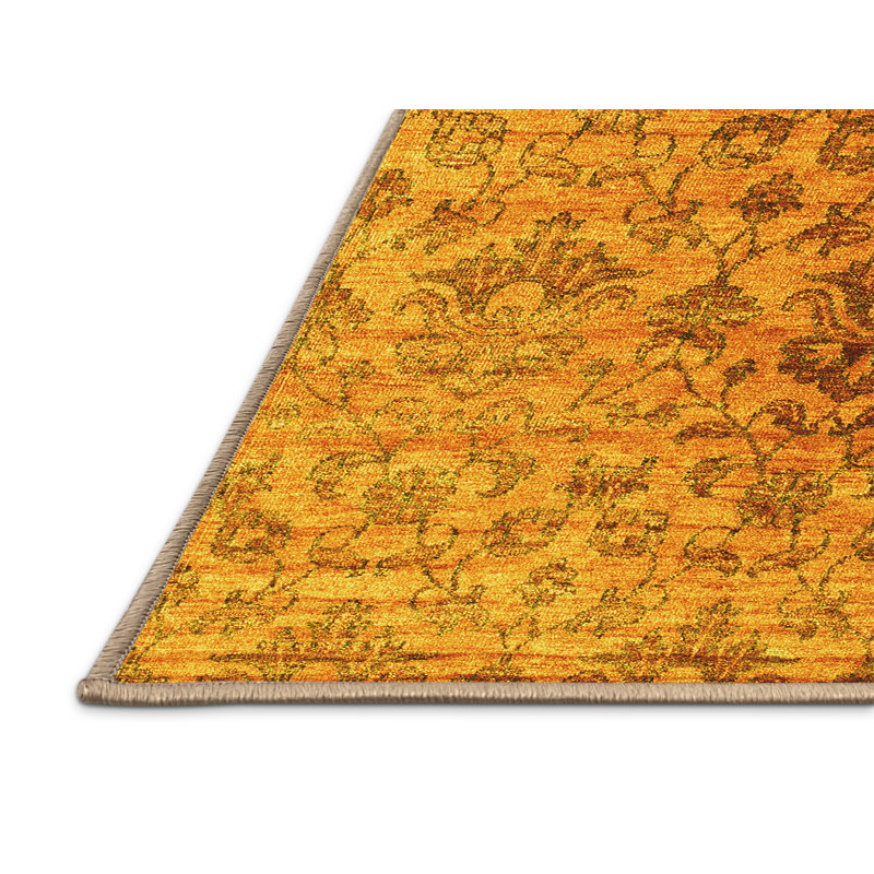 Anjay Performance Abstract Indoor Rug, Rectangle 2' x 3'