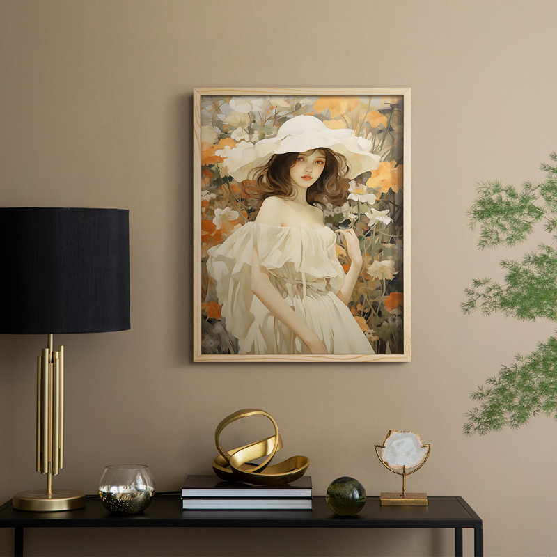«WOMEN Series», reproduction encadrée en bois massif, H 11 po x l 9 po