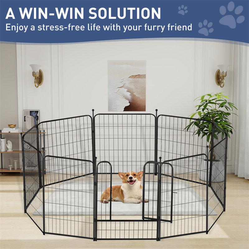 Metal Yard Kennel With Door