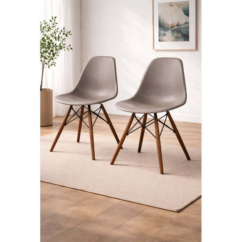 Chaise de salle à manger Ashley, Gris foncé