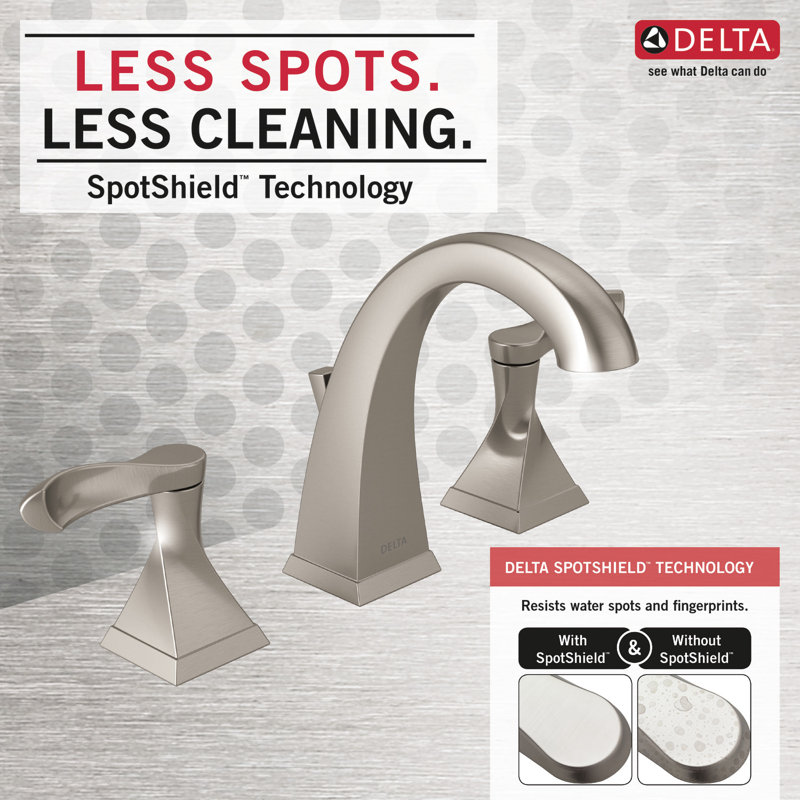 Two Handle Widespread Bathroom Sink Faucet