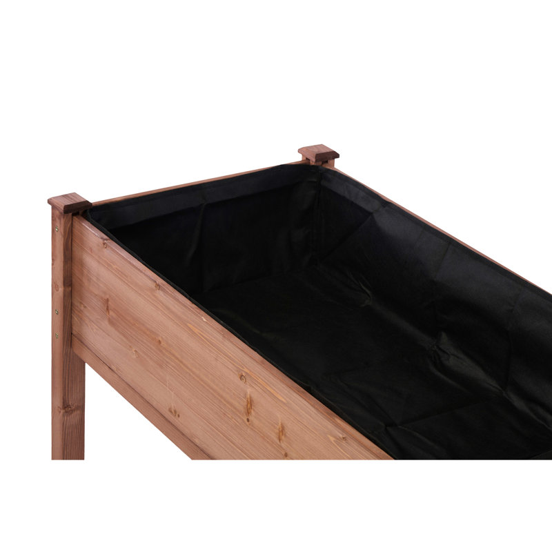 48X24x30 Inch Raised Garden Bed With Legs, Outdoor Planter For Growing Fruits, Vegetables, And Flowers - Gray Wood, Long Lasting Finish, Ergonomic Gardening Bed, Planter, Plants Herbs Design