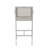 29.50" Barstools with Silver Rust-Proof Aluminum Frame, Set of 2