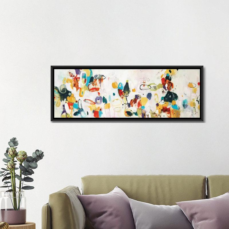 «Breakout» par Lisa Ridgers, reproduction d'art graphique sur toile, H 16 po x l 48 po x P 1,5 po, Cadre noir