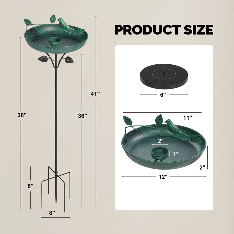 Iron Birdbath