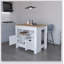 Îlot de cuisine sophistiqué à 2 portes avec rangement spacieux et design polyvalent pour les cuisines modernes et classiques-1438583388