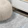 Saulsberry Modern Strie' Gray/Turquoise Rug