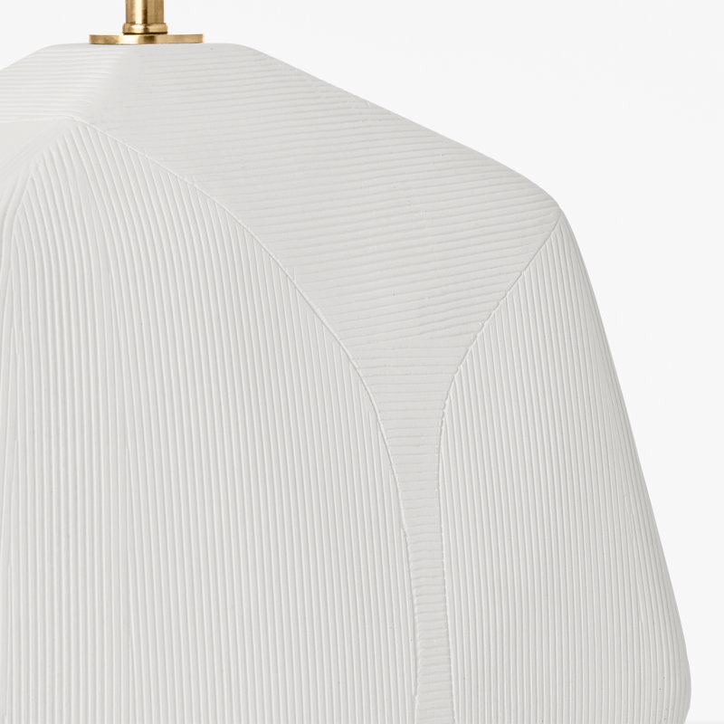 Tallulah Table Lamp, Matte White