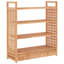 8 Pair Solid Wood Shoe Rack