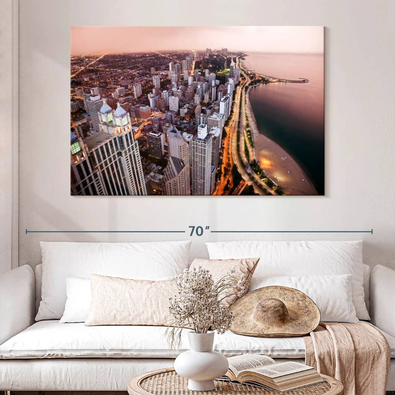 Sirci Lake Shore Drive, H 34 po x l 51 po