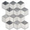 10" x 11" Marble Random Mosaic Wall & Floor Tile