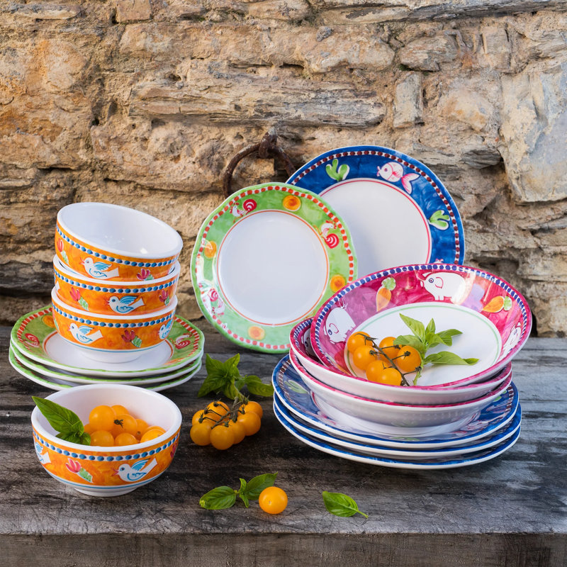 Campagna Handmade Melamine Dinner Plate