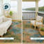 Tapis floral intérieur / extérieur lavable à la machine Chantille ACN3014-133938762-133938774