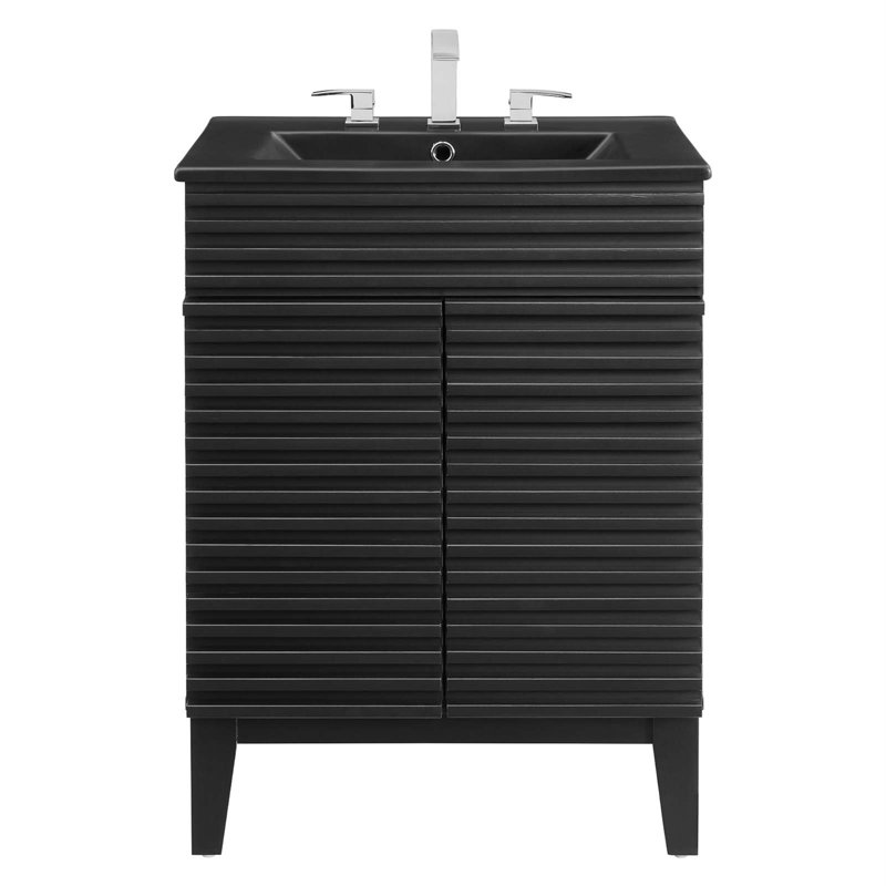Render 24" Bathroom Vanity, Black