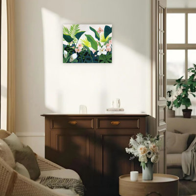 Oiseaux de paradis, art mural 24 po x 18 po