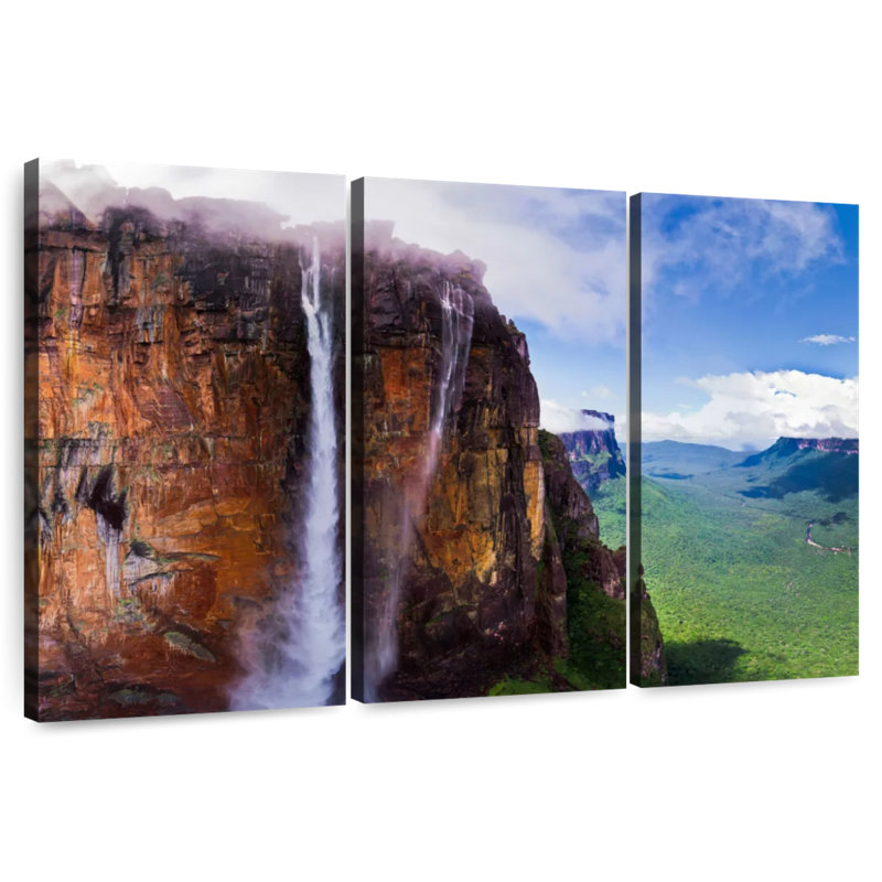 Alvord Wispy Angel Falls, H 20 po x l 33 po