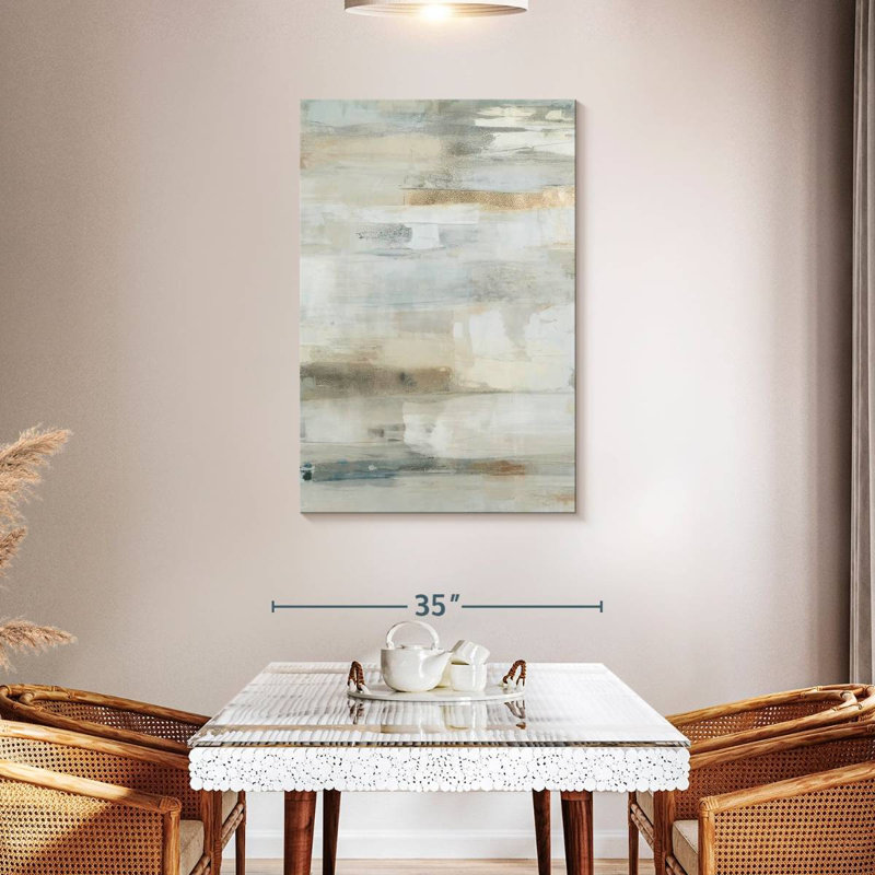 Avery Neutral Horizontal Abstract I, 45" H x 30" W