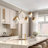 Zeinab 5-Light 40.7-inch Width LED Kitchen Island Pendant