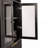 71" Fluted Tall Arched Pantry Cabinet With Adjustable Shelves, Elegant Display Storage With Hidden Drawer & Glass Door For Kitchen, Living Room, Dining Room, Black-1477715275