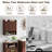 Dorset 21.85''W X 26''H Wall Mounted Bathroom Cabinet, Bathroom Storage Cabinet With Two Doors, Adjustable Shelves, Open Shelf-1530118655