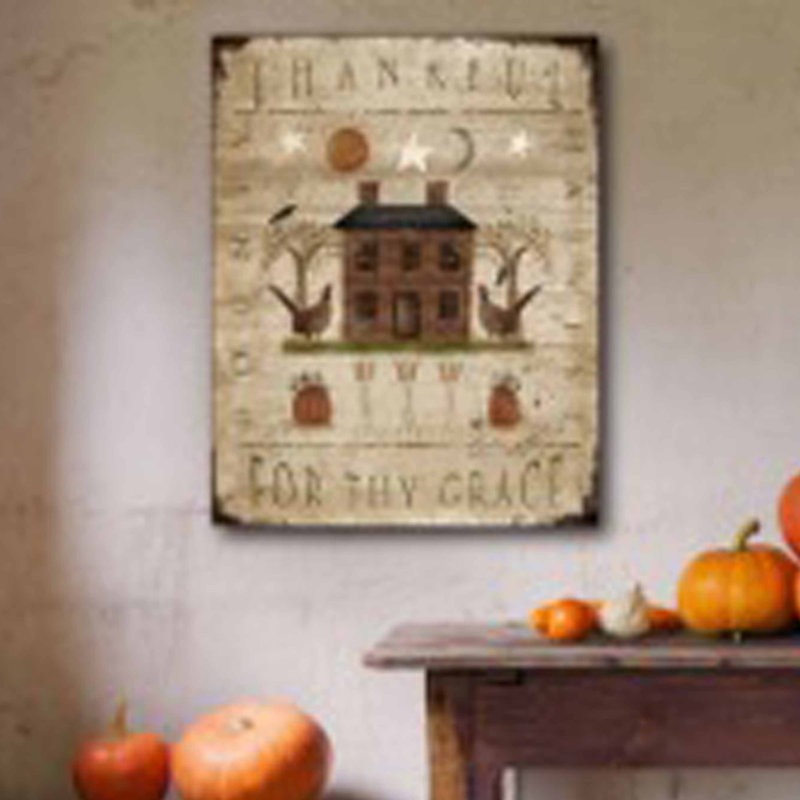 «Thankful for Thy Grace», reproduction d'impression sur toile