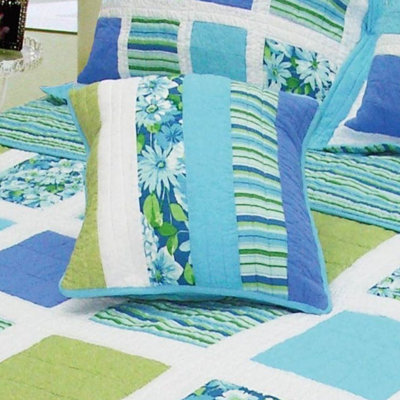 Ocean Cotton Throw Pillow