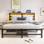 Beige; lit double brun / double-430039706-430039709