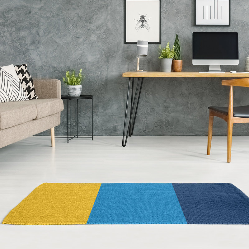Striped Indoor Rug, Rectangle 5' x 7', Yes