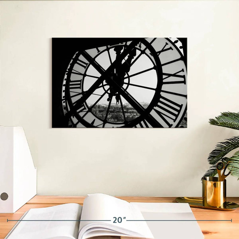 Clock Tower Window, 8" H x 12" W