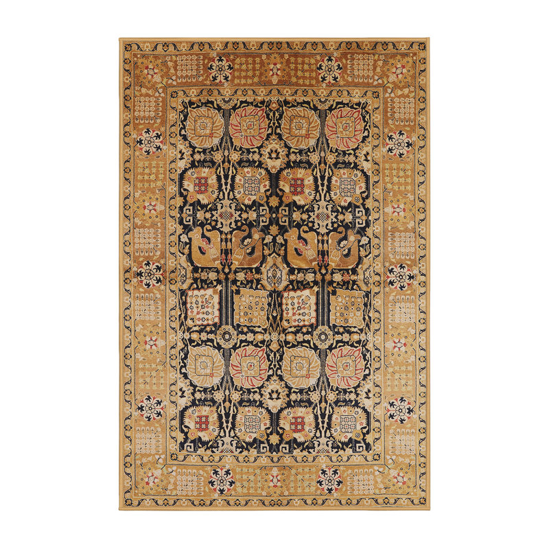 Sighwaldi Oriental Indoor Rug, Rectangle 6' x 9'