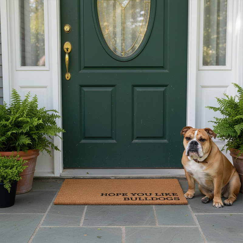 Hope You Like Dobermans Doormat, 17"x29", 17" x 29", Bull Dogs