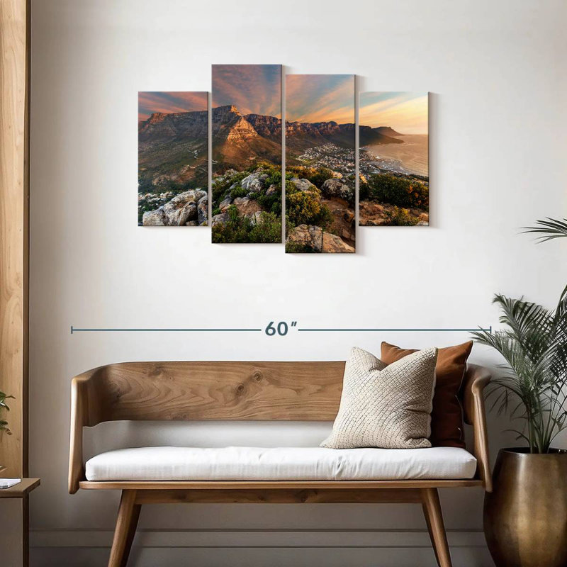 Nicci Table Mountainscape, 27" H x 43" W